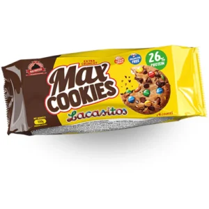 Cookies proteicas con chips de chocolate y auténticos Lacasitos